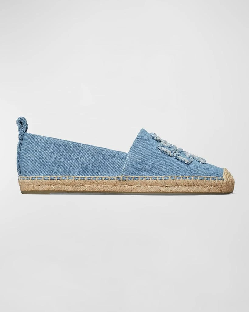 Tory Burch Double T Denim Espadrilles 1