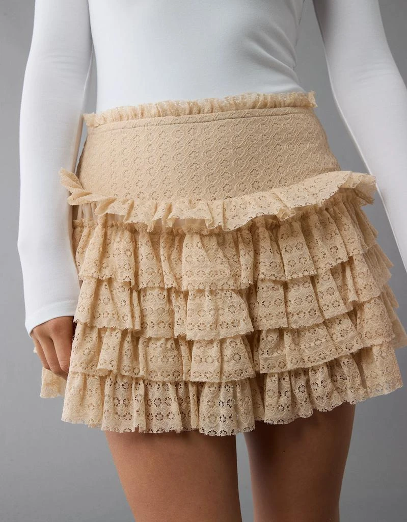 AE AE High-Waisted Ruffle Mini Skort 6