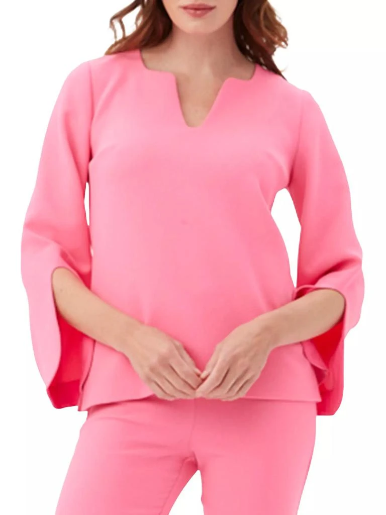 Trina Turk Fathom Bell-Sleeve Top 5