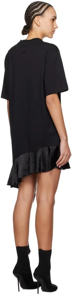 MSGM Black T-Shirt Minidress 3