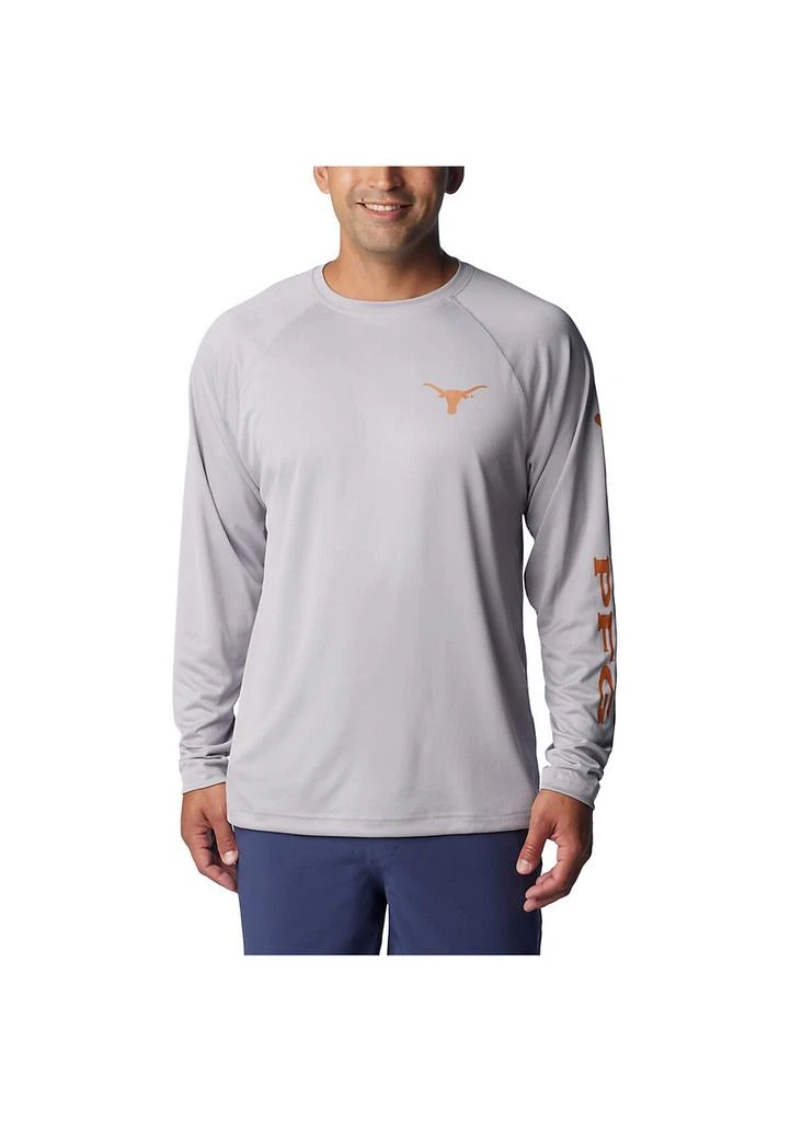 Columbia NCAA Texas Longhorns Terminal Tackle Omni-Shade Raglan Long Sleeve T-Shirt