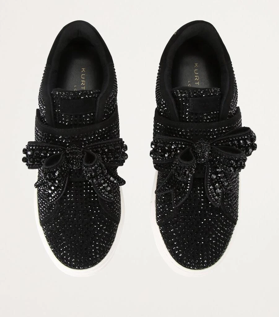 Kurt Geiger Embellished Laney Bow Sneakers 4