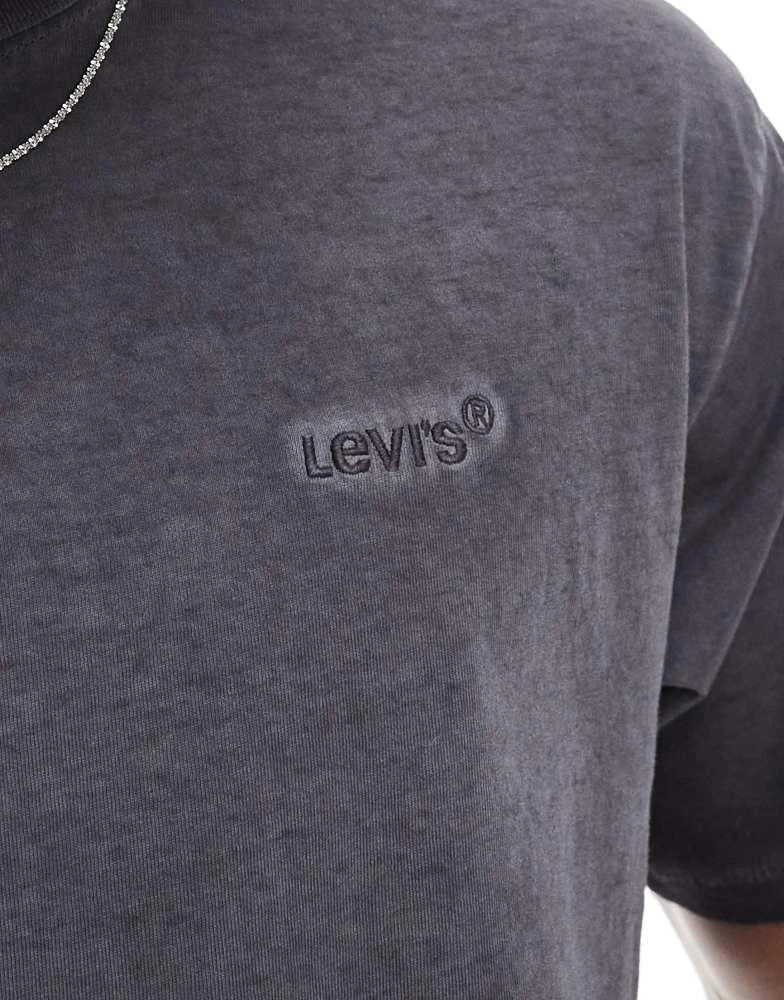Levi
s Levi
s tonal logo vintage oversized garment wash t-shirt in charcoal 3