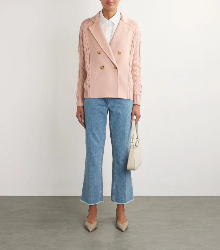 Max Mara Wool-Cashmere Blazer Cardigan 2