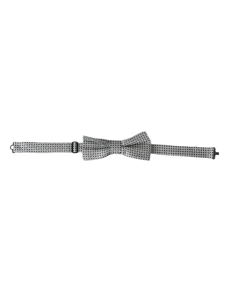 Dolce & Gabbana Silk Polka Dot Adjustable Neck Men Papillon Bow Men's Tie 1