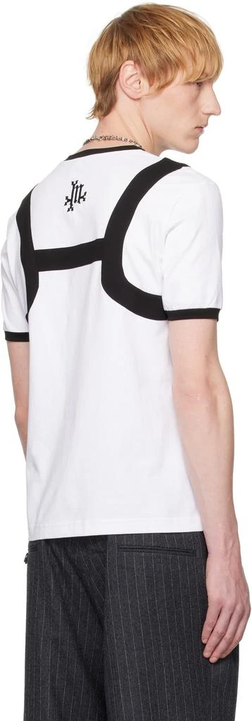Marking Distance White & Black 'Twink' T-shirt 3