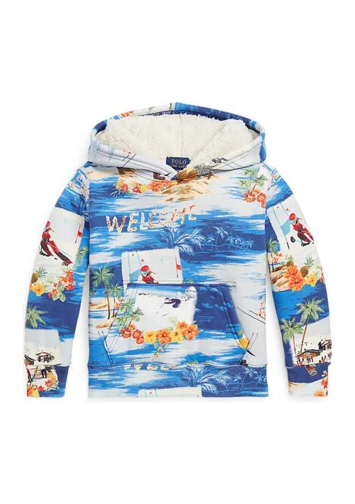Ralph Lauren Lauren Childrenswear Toddler Boys Tropical Ski Print Fleece Hoodie 1