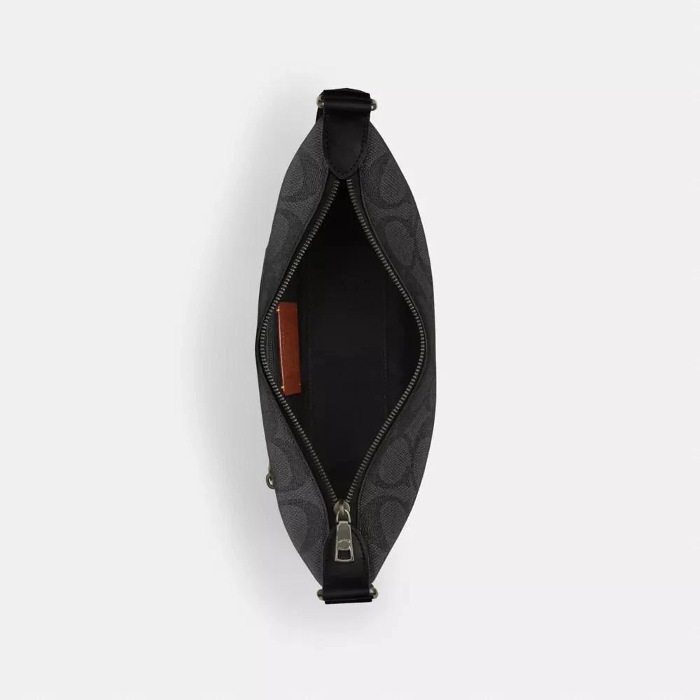 Coach Small Finn Crossbody Bag With Pouch In Maxi Signature Canvas 4