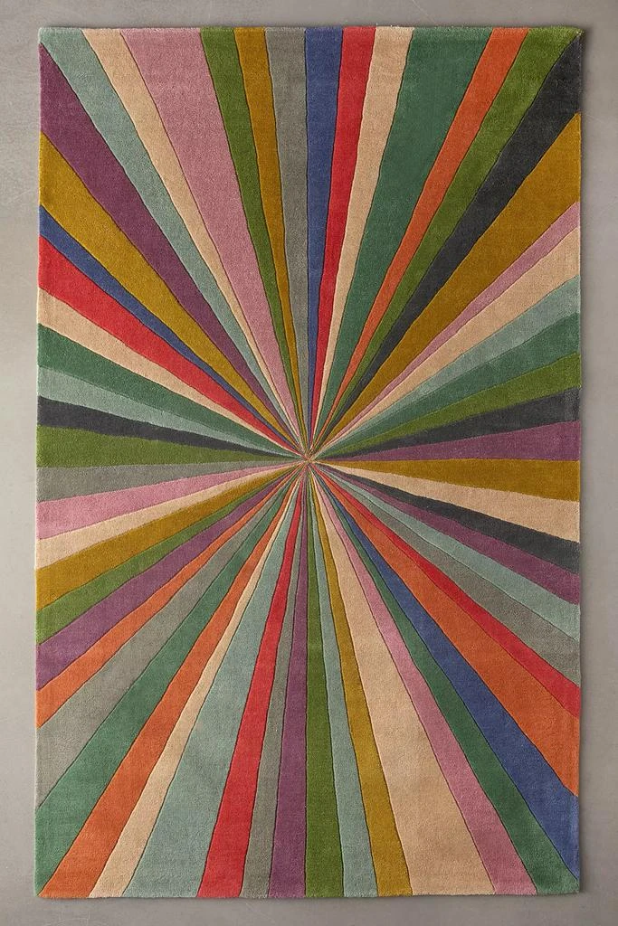 Urban Outfitters Color Bomb Tufted Rug 1