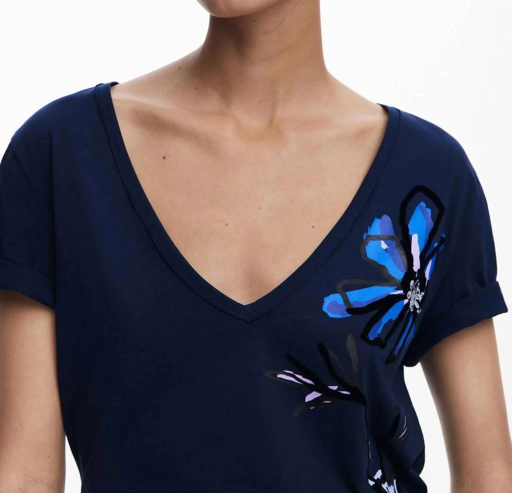 Desigual Desigual - VASE V-NECK T-SHIRT 3