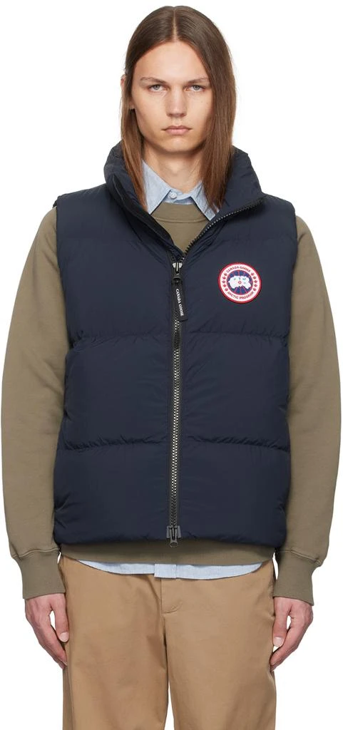 Canada Goose Navy Lawrence Puffer Down Vest 1