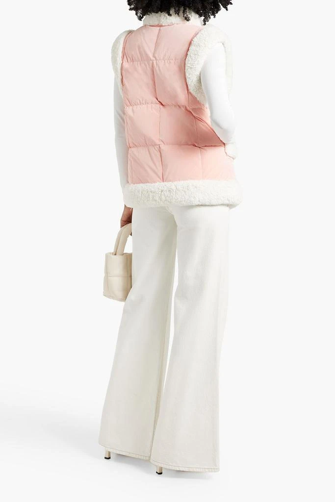 IENKI IENKI Keptar faux shearling-trimmed shell vest 3