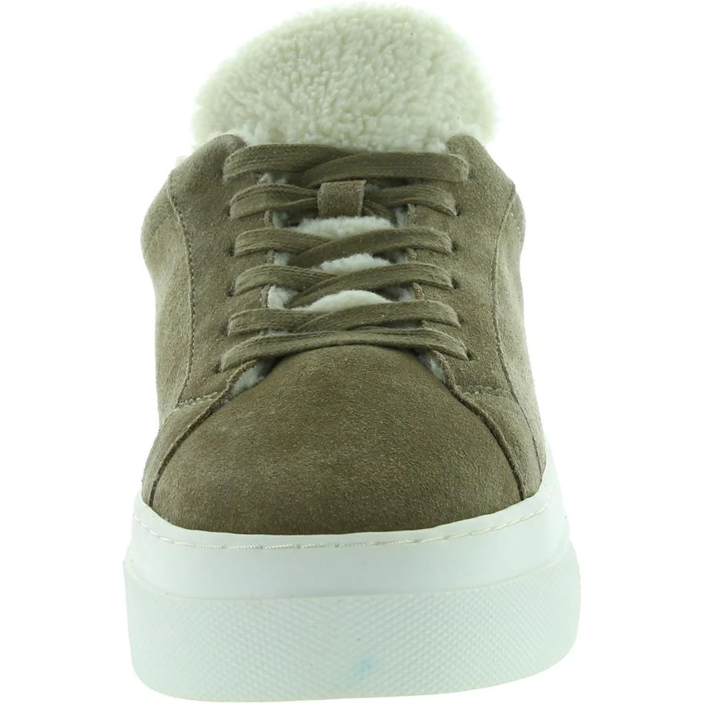 Steve Madden Studio Womens Suede Faux Fur Lined Casual and Fashion Sneakers 3
