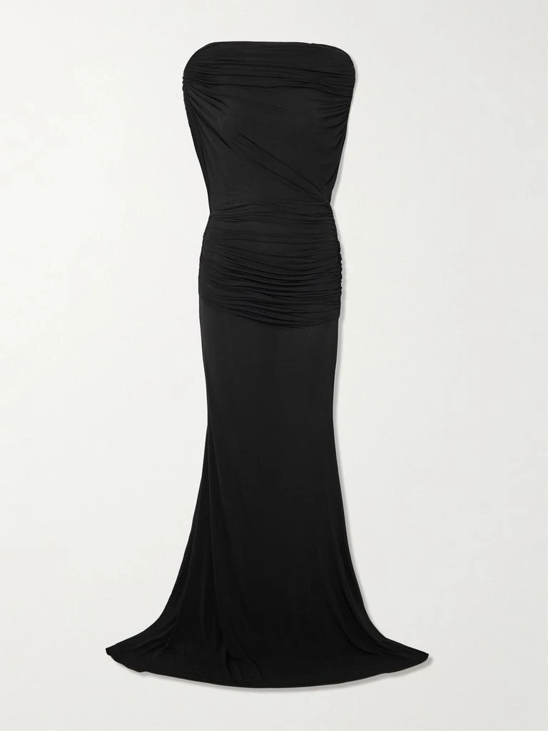 Alex Perry Draped Cape-effect Stretch-jersey Gown