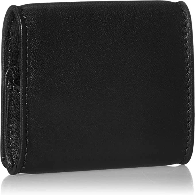 Tumi TUMI Nassau SLG Unisex Black Leather Square Coin Case 1