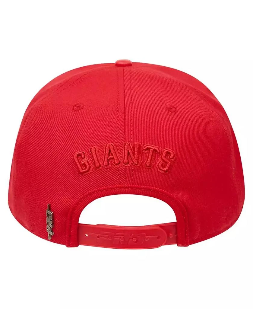 Pro Standard Men's San Francisco Giants Triple Red Snapback Hat 2