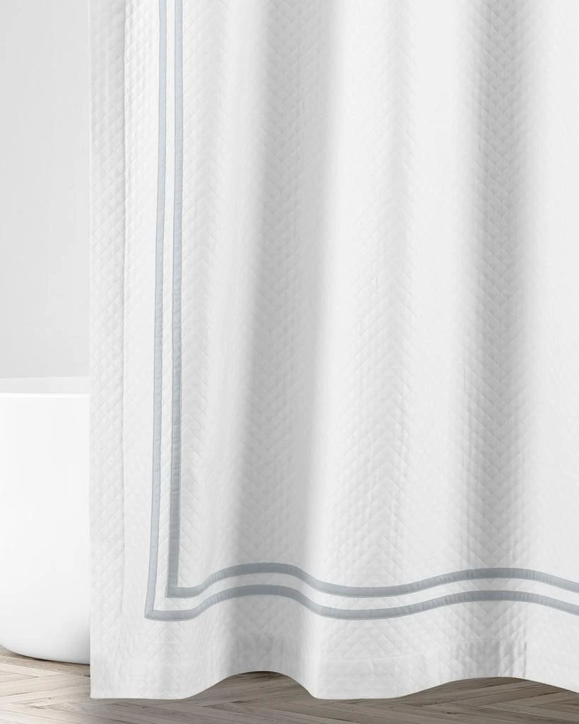 Home Treasures Ribbons Diamante Shower Curtain, 72x72 1