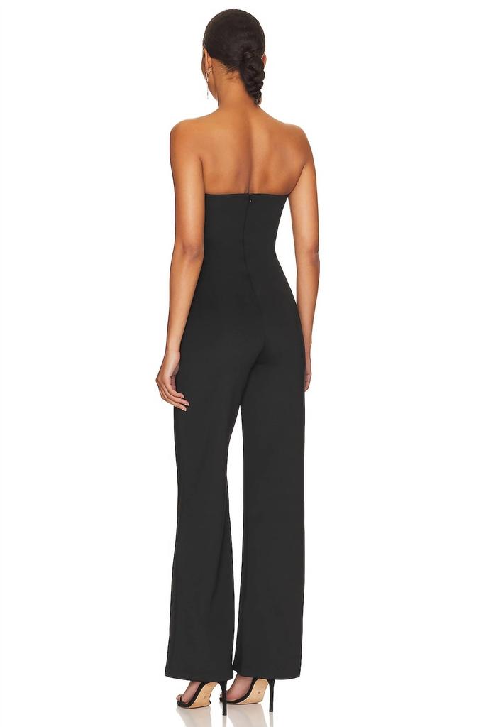 Good American Good American - Strapless V Scuba Jumpsuit