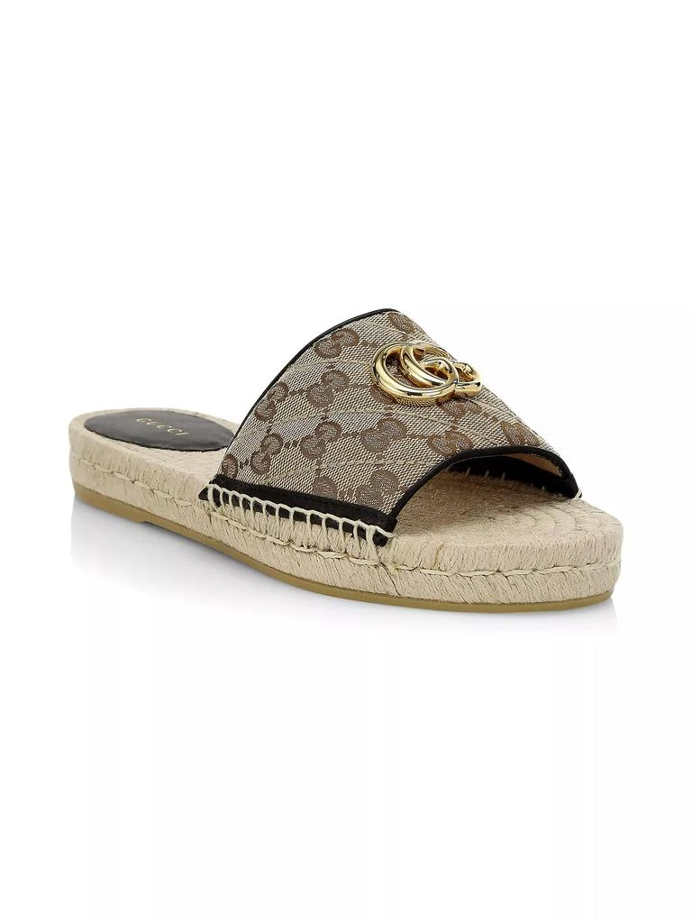 Gucci GG Matelassé Canvas Espadrille Sandal 2