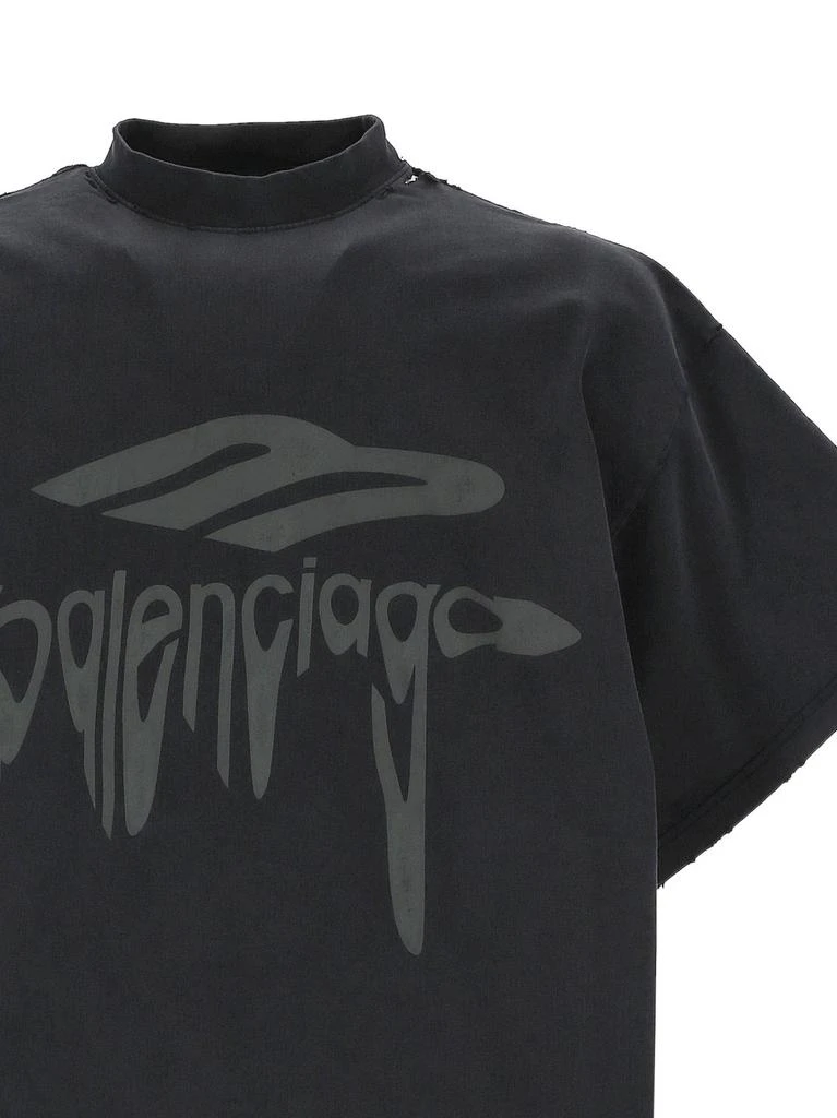 Balenciaga Balenciaga 3b Liquefied Oversized T-Shirt 3