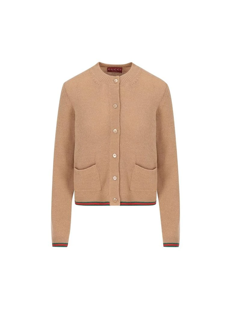Gucci Gucci Web Detailed Cardigan 1