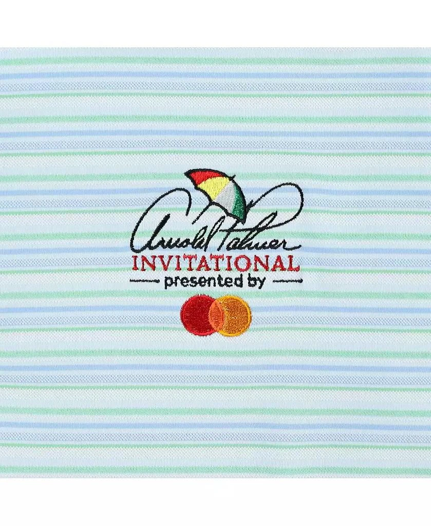 Peter Millar Men's Light Blue Arnold Palmer Invitational Atrium Performance Polo Shirt 4