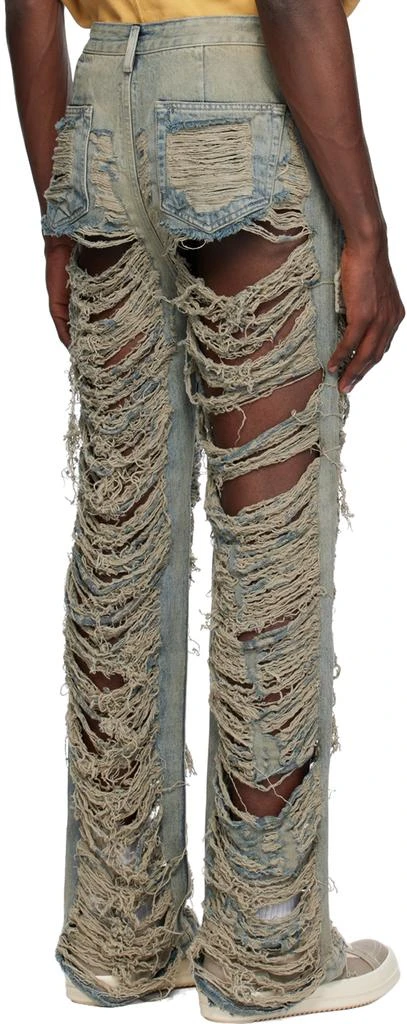 Rick Owens Blue Geth Jeans 3