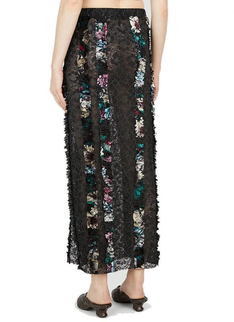 Rave Review Rave Review Idun Ruffled Trim Lace Midi Skirt 2