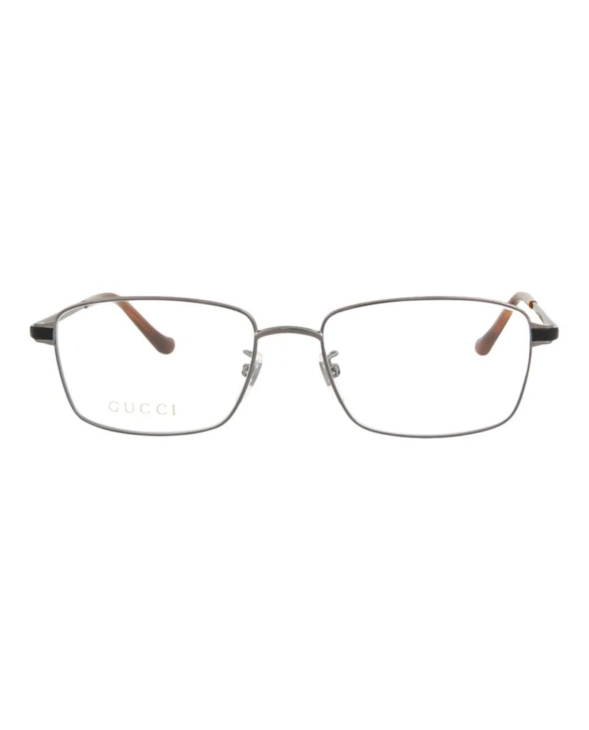 Gucci Square-Frame Metal Optical Frames 1