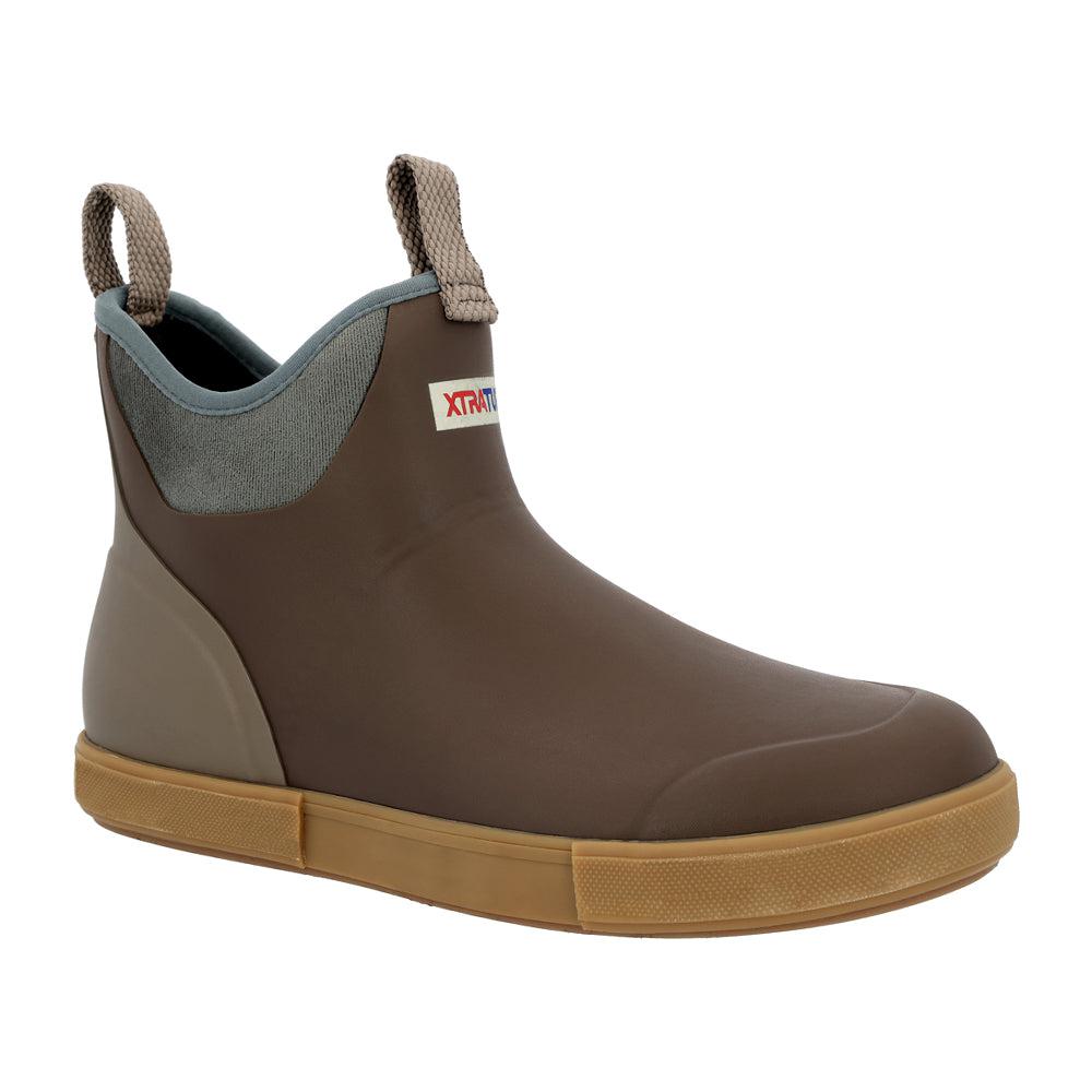 Xtratuf Vintage Ankle Deck Round Toe Pull On Rain Boots