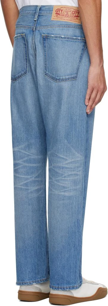 Bape Blue Twin Sta Relaxed Fit 13 Oz Jeans 3
