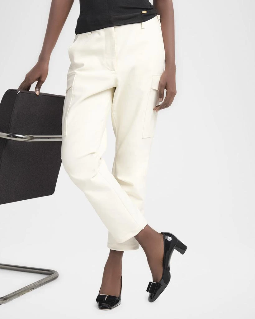 Tom Ford Audrey Patent Bow Ballerina Pumps 2