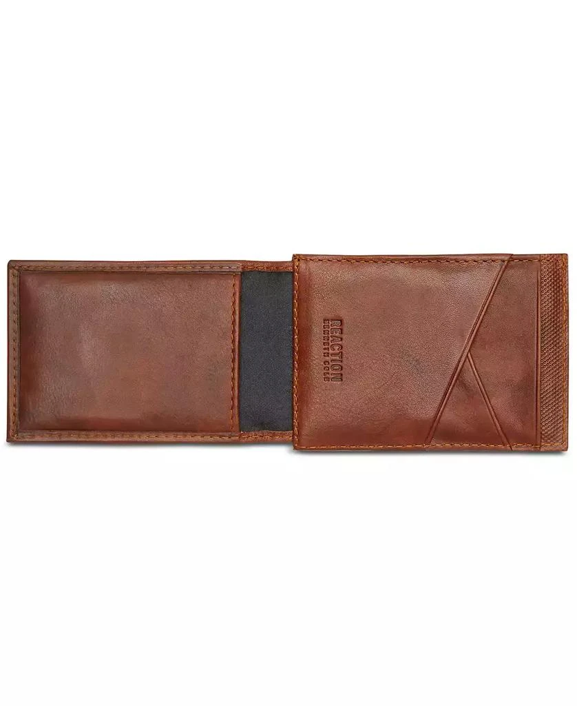 Kenneth Cole Men's Crunch Magnetic Front-Pocket Leather Wallet 3