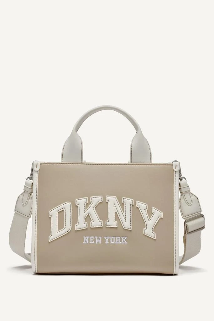 DKNY HADLEE SMALL EMBELLISHED LOGO TOTE 1