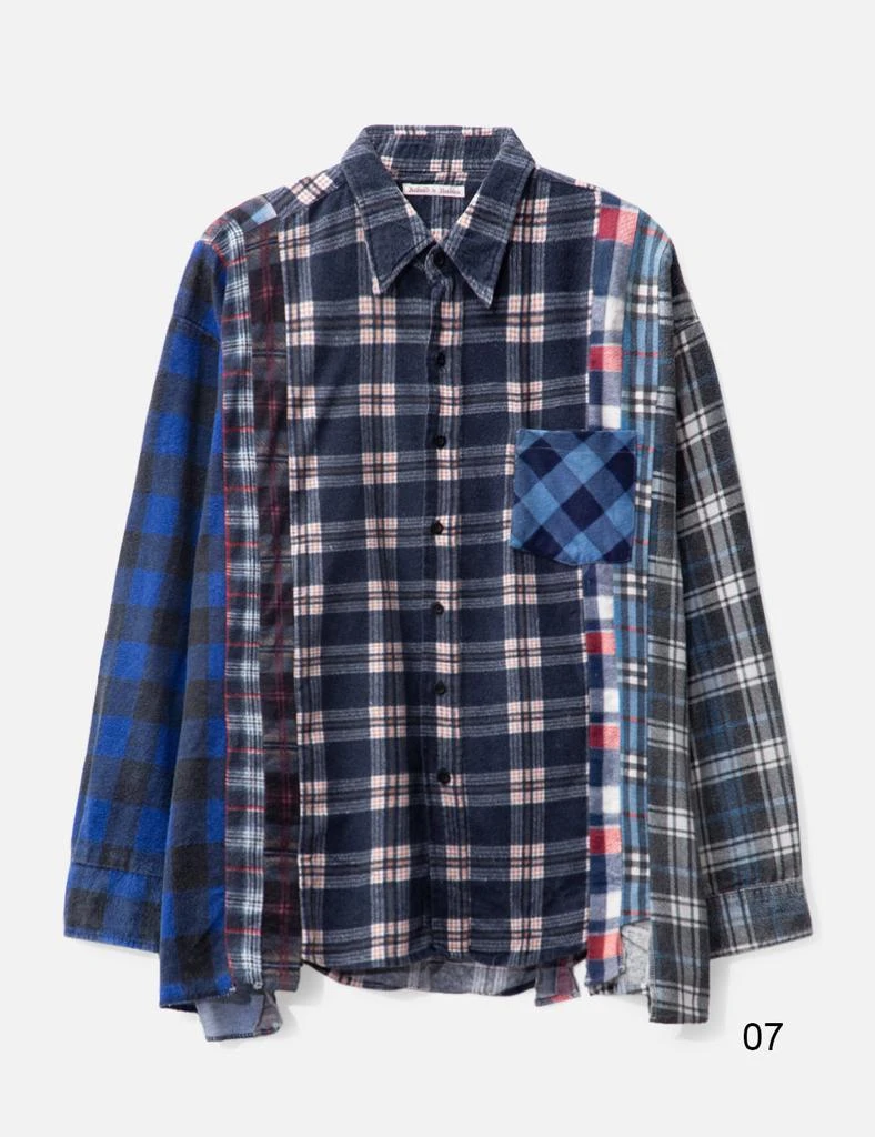 Needles 7 Cuts Wide Flannel Shirt 12