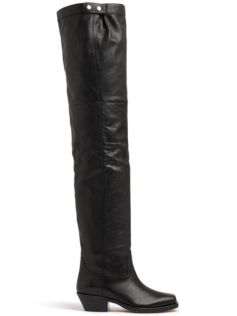 Isabel Marant 40mm Amati-gb Leather Knee High Boots