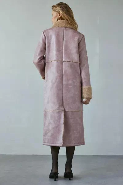 Kimchi Blue Kimchi Blue Delilah Faux Fur Trim Longline Coat 5