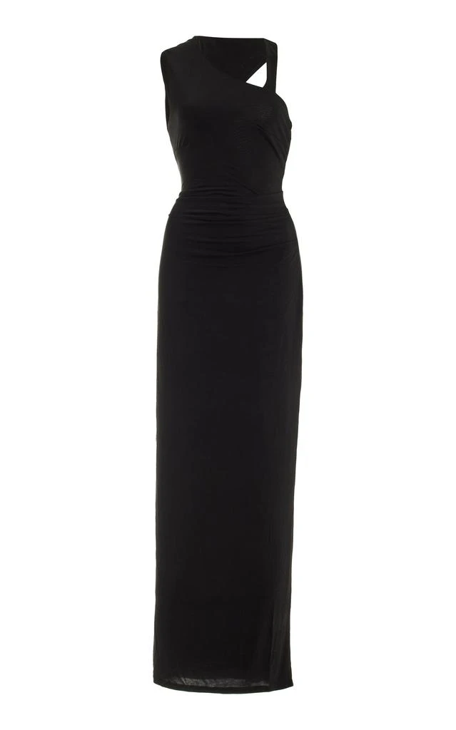 Third Form Third Form - Asymmetric Twisted Jersey Maxi Dress - Black - US 4  - Moda Operandi - Dresses & Skirts - BeyondStyle