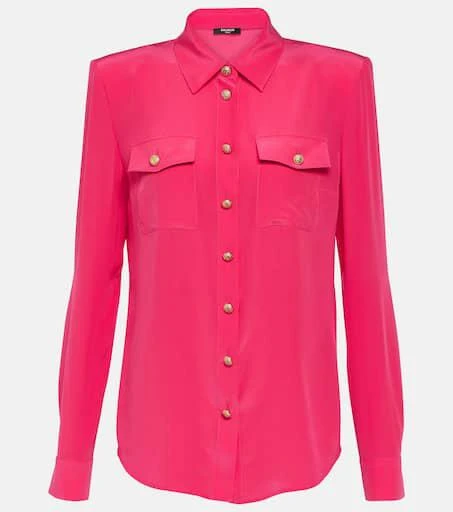 Balmain Silk crêpe de chine shirt 1