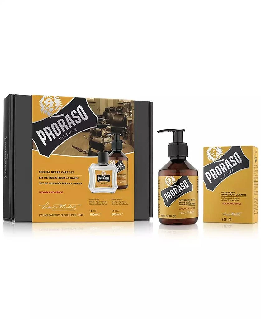 Proraso 2-Pc. Beard Care Set For New Or Short Beards - Wood & Spice Scent 2
