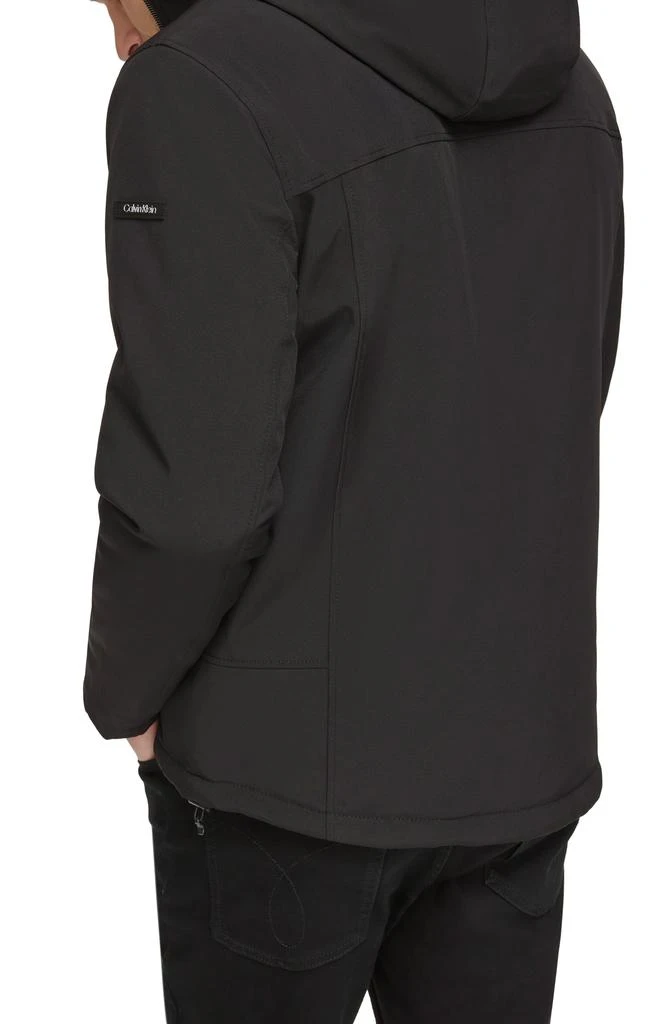 Calvin Klein Faux Shearling Lined Windbreaker Jacket 2