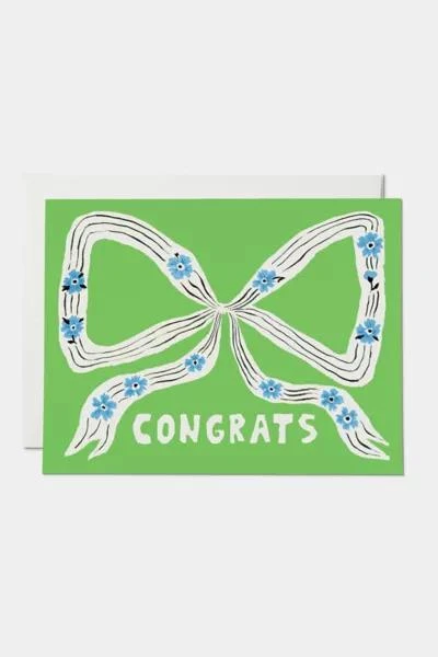 Red Cap Cards Red Cap Perfect Bow Congrats Greeting Card 1
