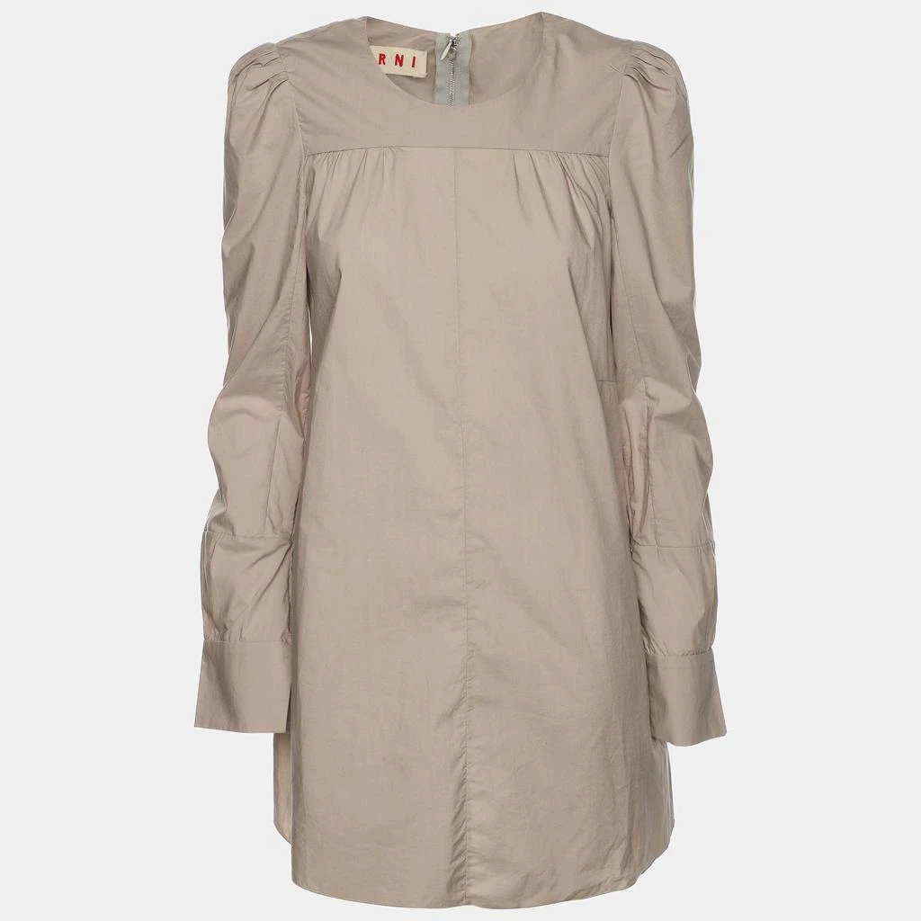Marni Marni Grey Cotton Full Sleeve Top S 1