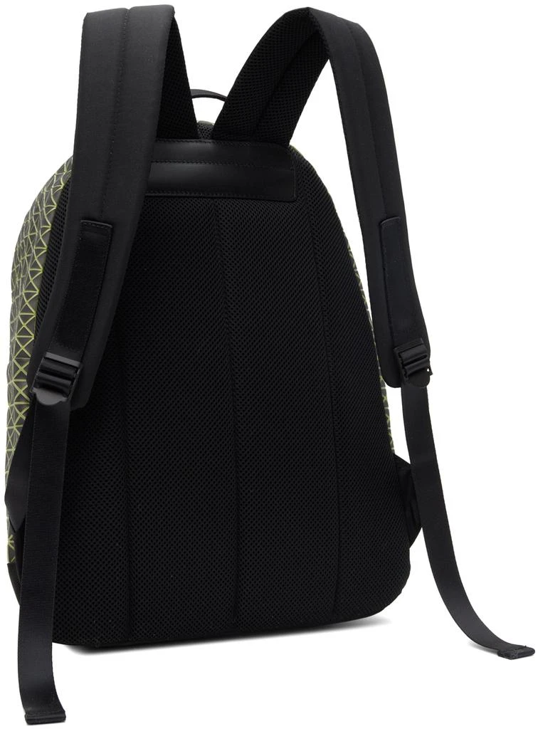 BAO BAO ISSEY MIYAKE Green & Black Daypack Reflector Backpack 3