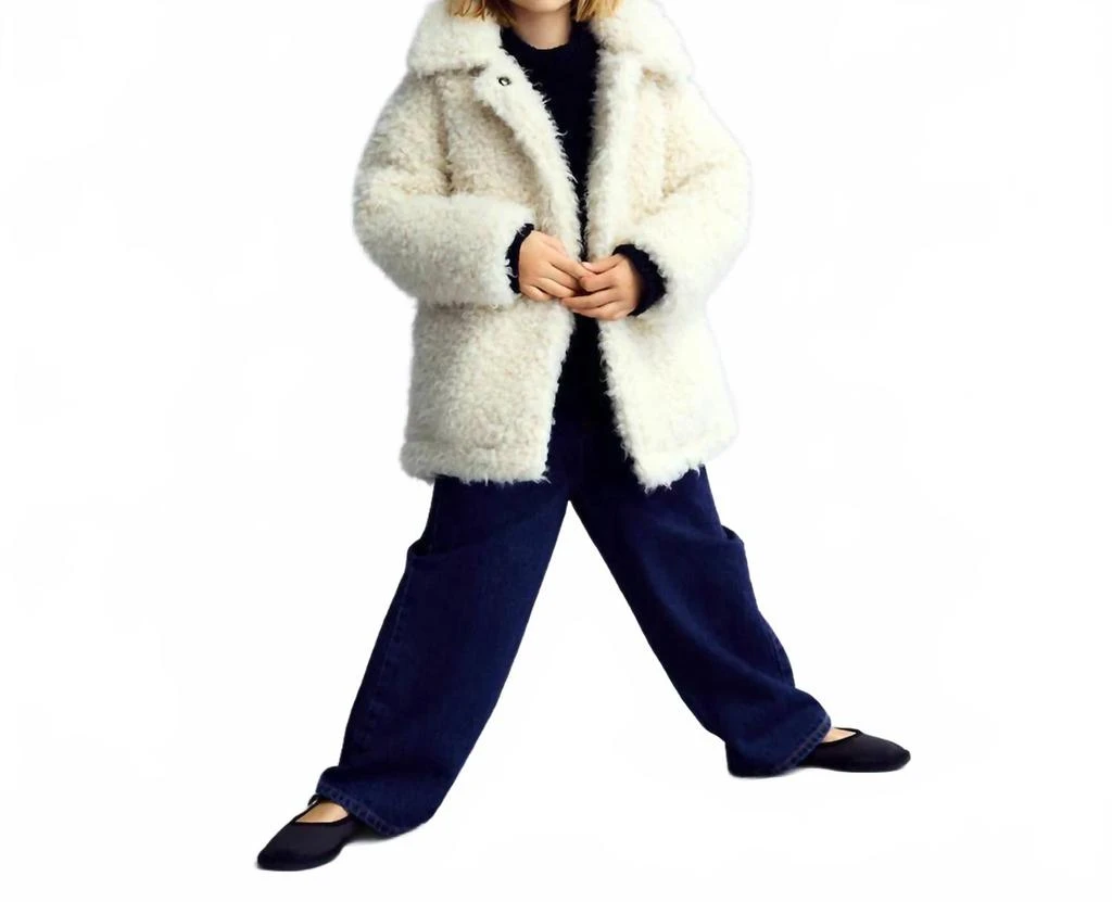 The New Society Ninette Coat In White 2