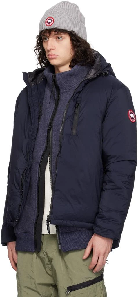 Canada Goose Navy Lodge Down Jacket 4