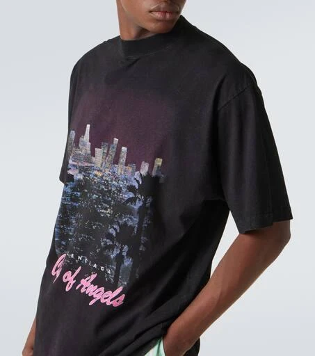 Balenciaga Printed cotton jersey T-shirt 5