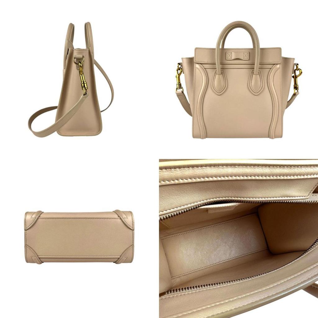 Celine Leather Handbag Shoulder Bag (Pre-Owned)