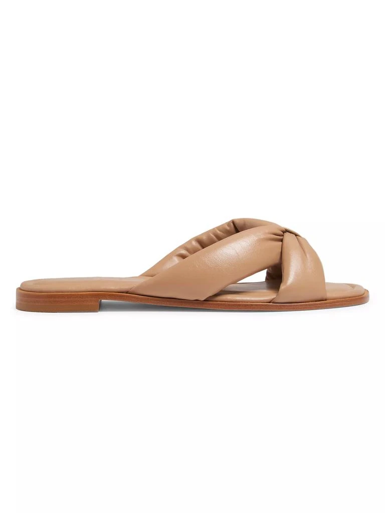 Schutz Fairy Padded Leather Sandals 1