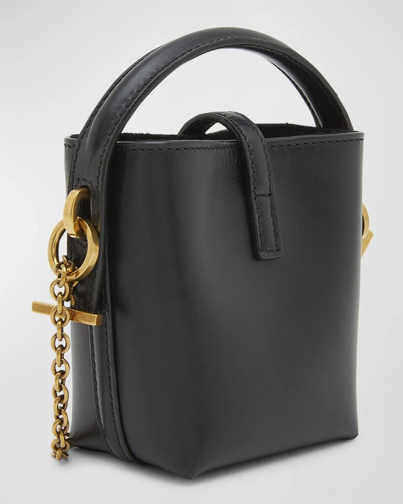 Yves Saint Laurent Le 37 Micro YSL Leather Bucket Bag 6